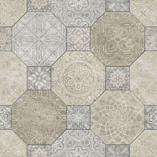 Alma Ceramica Bofort Ceramica  Темный 41.8х41.8