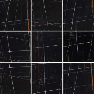 Kerranova Marble Trend Nero Dorato 60x60 Матовый