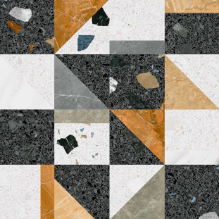 Arcana Stracciatella Stellato-r Multicolor 80x80