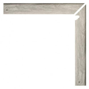 APE Ceramica Oregon Zanquin Fior. Dcha. Gris 8x60