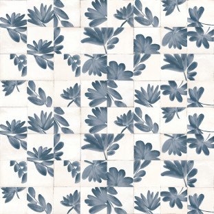 Marazzi Italy Rice M9JA Bianco Decoro Blossom Lux 15х15