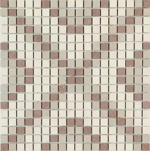 Marazzi Italy Stone Art Mosaico Ivory/Taupe 40x40