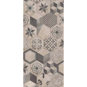 Marca Corona Terra Mix Decori Esagono Vers. F 21,6x25