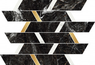 Naxos Rhapsody Mosaic Brick Dark 30x32