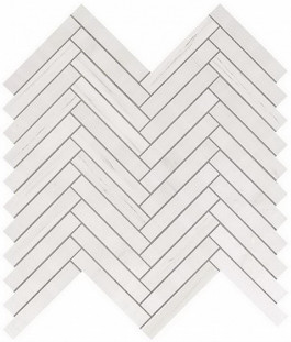 Atlas Concorde Marvel Stone Bianco Dolomite Herringbone Wall 30x30,5