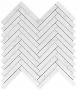 Atlas Concorde Marvel Stone Carrara Pure Herringbone Wall 30x30,5