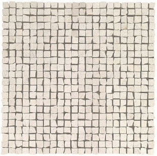 Atlas Concorde Marvel Stone Clauzetto White Tumbled Mosaic 30x30