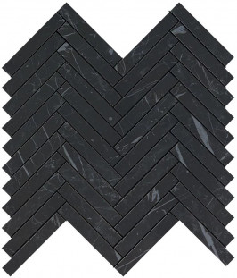Atlas Concorde Marvel Stone Nero Marquina Herringbone Wall 30x30,5