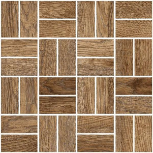 Grasaro Italian Wood Темно-коричневая 24.5x24.5 Структурированная
