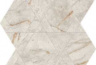 Atlas Concorde Marvel Diva Керамогранит White Everest Mosaico Triangle Lappato