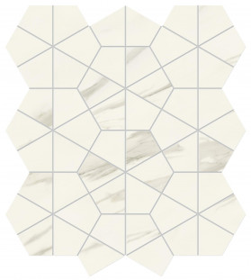 Atlas Concorde Marvel Meraviglia Керамогранит MERAVIGLIA Calacatta Meraviglia Hexagon Lappato