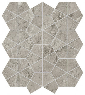 Atlas Concorde Marvel Meraviglia Керамогранит MERAVIGLIA Silver Majestic Hexagon Lappato