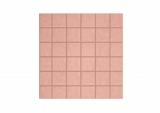 Ametis Spectrum SR05 (5х5) 30x30 матовая красная