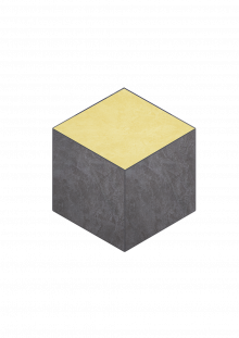 Ametis Spectrum SR06/SR04 Cube 29x25x10 матовая желтая