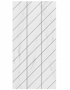 Ametis Supreme Фальшмозаика SM01 Corner 30x60x10 матовая (правый) белая