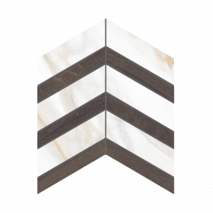 Ametis Supreme SM02/SI04 Chevron 37,5x29x10 матовая бежевая