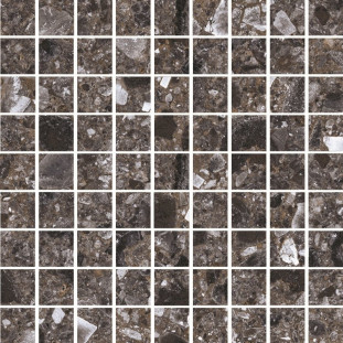 Kerranova Terrazzo Темно-серый 30x30 Матовый m01