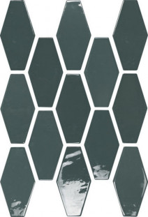 APE Ceramica Harlequin DARK GREEN 10x20