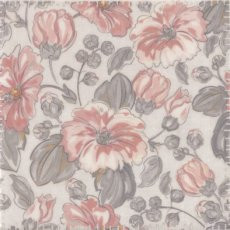 Mainzu Tissu Damas Patch Patch Camelia 15x15