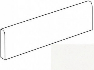 Grasaro Beton Плинтус Белый 60x76 Sugar-эффект G-1104/CR/p01/76x600