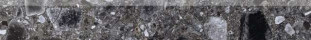 Kerranova Terrazzo Плинтус K-333/MR/p01 Dark Grey 7,6х60