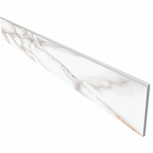 Ametis Supreme Плинтус SM03 7x60 полир. белый