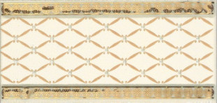 APE Ceramica Noblesse CENEFA DELIS MARFIL GOLD 20х10