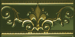 APE Ceramica Noblesse CENEFA VERDE BOTELLA 20х10