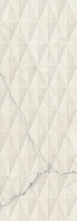 Marazzi Italy Allmarble Wall Statuario Struttura Pave Lux 3D 40х120