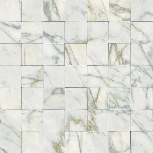 Marazzi Italy Allmarble Плитка мозаика Golden White Lux (30x30)