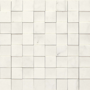 Marazzi Italy Allmarble Плитка мозаика Statuario 3D (30x30)