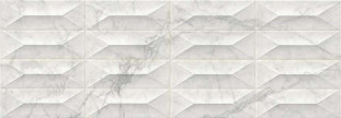 Marazzi Italy Marbleplay Wall настенная Statuarietto Struttura Gem 3D Rett. 30х90