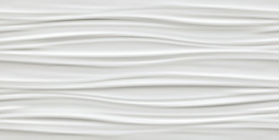 Atlas Concorde 3D Wall Design 3D Ribbon White Matt 40x80