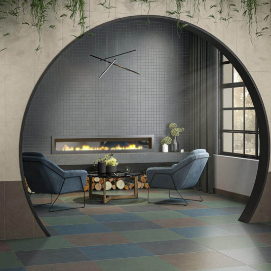 Kerama Marazzi Про Чементо Антрацит Матовый Обрезной 60х60