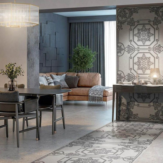 Kerama Marazzi Про Лаймстоун Серый Тёмный Натуральный Обрезной 60х119.5