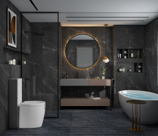Basconi Home Venato Grey BHB-3002 Venato Grey 600x1200x10 grains mould R11