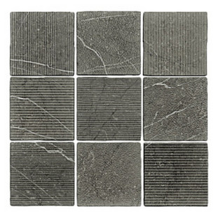 WOW Gea Carved Charcoal 12.1x12.1