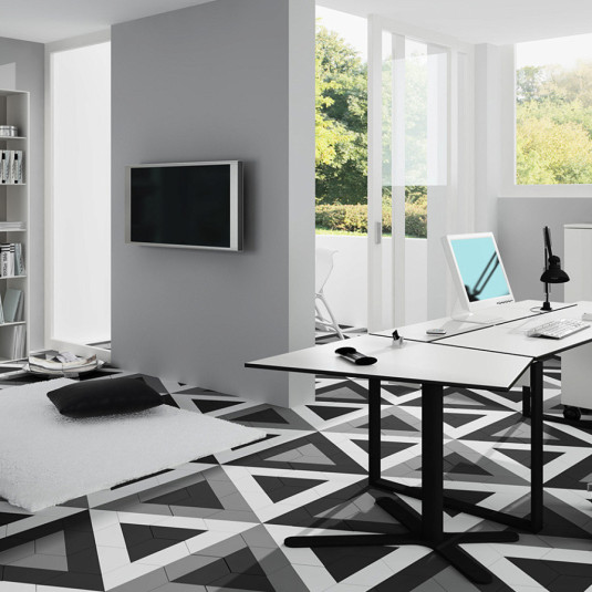 WOW Floor Tiles Trapezium Ash Grey Matt 9.8x23
